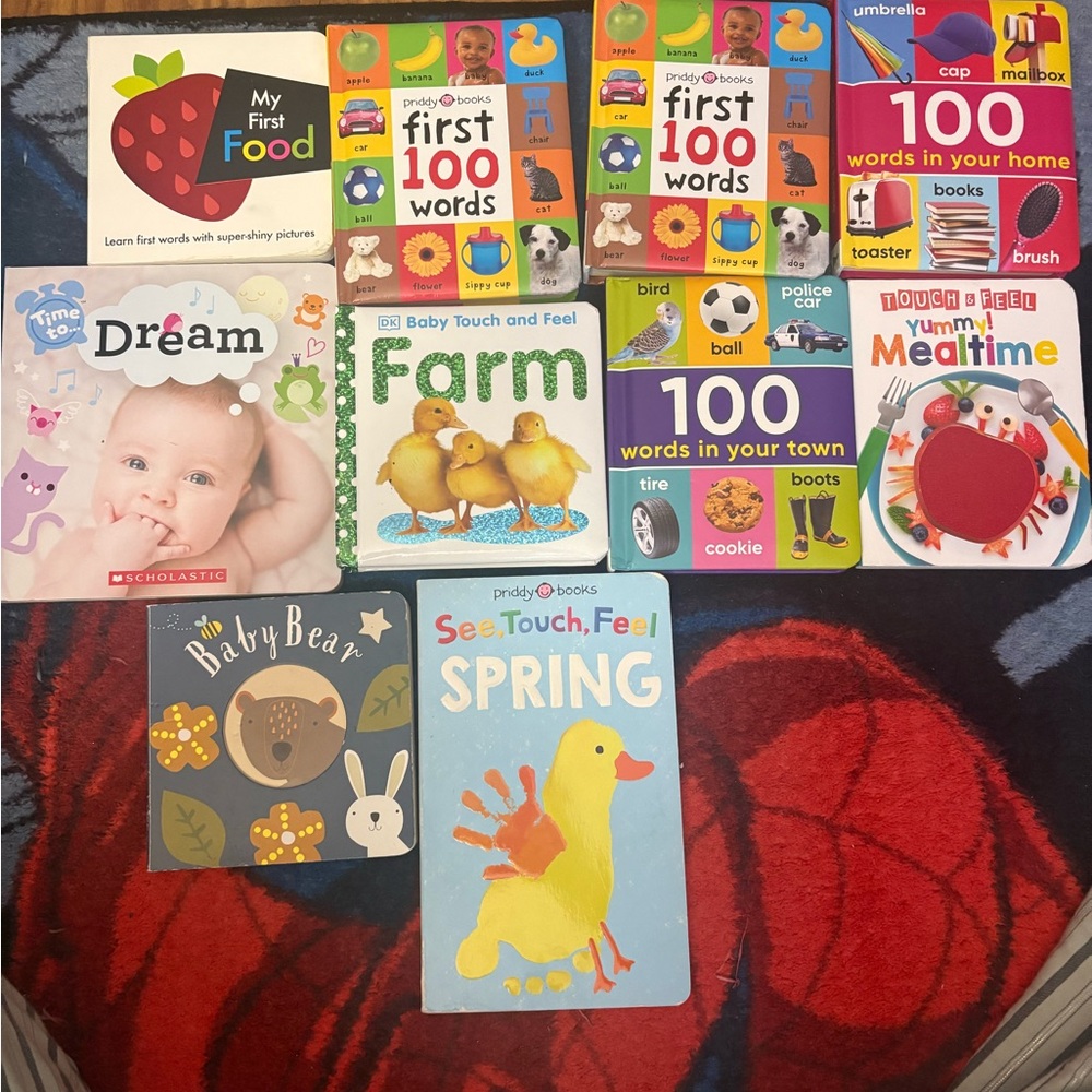 See, Touch, Feel Spring Board Book